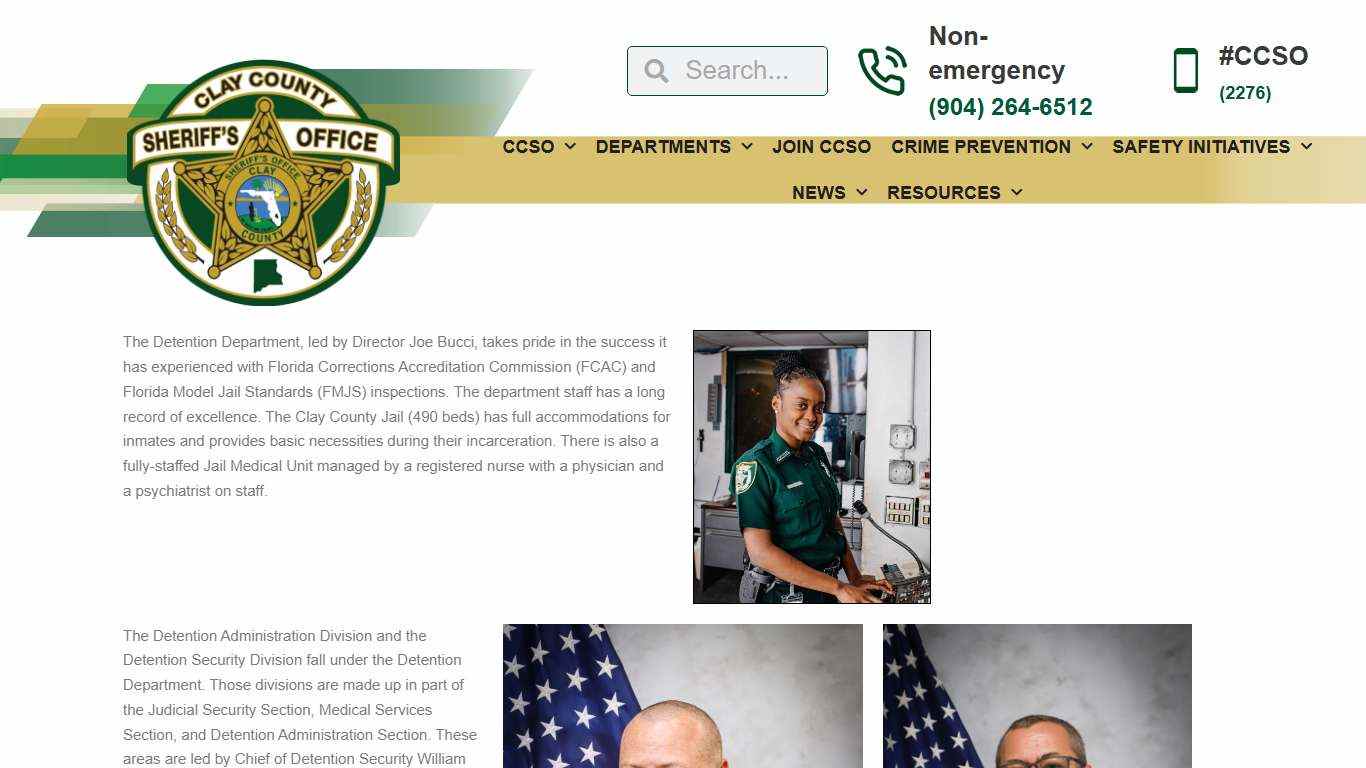 Detention/Jail | Clay County Sheriff’s Office